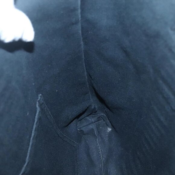 HERMES Fourre Tout Cabas Tote Bag Canvas Black Auth ti3108 - Picture 13 of 16